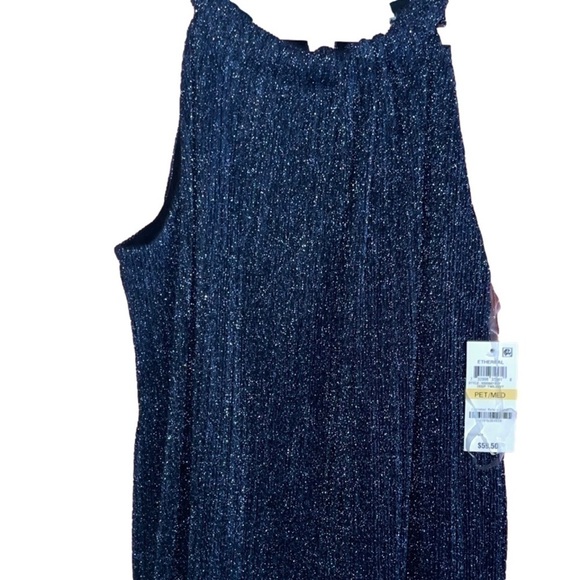 INC deep twilight tank top size pet med NWT - Picture 2 of 6